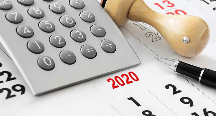 Impôts 2020 - Le calendrier du contribuable