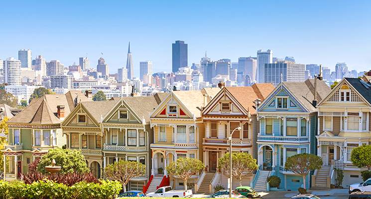 La célèbre maison bleue de San Francisco est à vendre